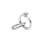 Pandora Me Marry Me Topelt S&otilde;rmus 925 H&otilde;be Ehted Aksessuaarid Unisex ehted 792525C01 Box