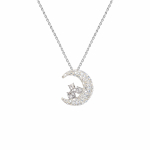 Swarovski T&auml;ht ja Kuu Ripatsiga Kaelakee Naiste kaelakee H&otilde;be 1181093 Box (Random Color)