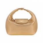 Longchamp Le Pliage Xtra L&auml;ikiv Metallik Veisenahast Tassikott Naiste k&auml;ekotid Kuldne 10291HIO124 Basic Set (Bag+Dust Bag)
