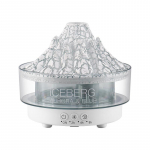 2024 Uus Simuleeritud Vulkaani Pragu Niisutaja Suure Mahutavusega V&auml;rviline &Ouml;&ouml;valgus Aroomiteraapia Hajuti Majapidamise Parf&uuml;&uuml;mipihusti valge