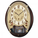 Seiko Kella Sein Disney Tegelane Hiir Mikki Hiireke Minnie Raadio 6 Disney Pruun FW579B Kell, Disain, & Hiir, Kontrollitud, Analoog, Meloodiad, Aeg,