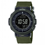 Casio Meeste Vaik 100M Veekindel Analoog-Digitaalne Alarmi Kvartsikell PRG-30B-3 roheline