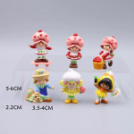 Maasikat&uuml;druk 6cm Kuju Vintage Kawaii Anime Nukk Koogikaunistus DIY J&otilde;ulum&auml;nguasjad Kingitused Lastele