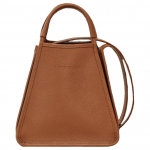 Longchamp Le Foulonn&eacute; Reguleeritav Eemaldatav &Otilde;larihm Nahast Crossbody K&auml;ekott V&auml;ikesed Naiste K&auml;ekotid Karamell 10233021121 Basic Set (Bag+Dust Bag)