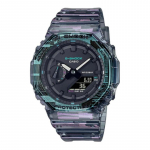 Casio G-SHOCK Seeria Dimensiooniline Ajastu J&auml;&auml;k&otilde;va Camouflage Mood Kvartsmehhanism Vaikrihm Jaapani ja Korea Kell &Uuml;htne Meestele GA-2100NN-1APR must