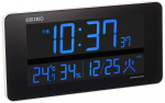 Seiko kell Seiko kell Seinakell AC V&auml;rvisari DL208W SEIKO (Seiko kell) Kell/Lauakell, Raadiojuhitav, Digitaalne, Toitega, LCD, C3, Valge, must