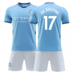 2024-2025 Man City kodus&auml;rk nr 17 De Bruyne M