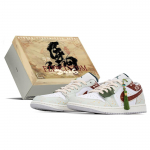 Jordan Air Jordan 1 Karp, Hiina Ilu Kulumiskindel Madal Top Vintage Korvpallijalatsid Unisex FQ7687-300(TeamA-S-BOX) 42.5