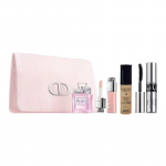DIOR Blooming Bouquet Kosmeetiline Parf&uuml;&uuml;mi Proovikomplekt Lihtne Kanda V&auml;rv Parandab Naha V&auml;rvi Neljaosaline Komplekt + Kosmeetikakott Emadep&auml;eva Kingitus Emale valge