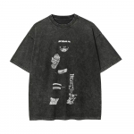 Naruto Rock Lee T-s&auml;rk Kaheksa V&auml;ravat Vintage Happepesu Streetwear Hingav Retro Anime Graafiline Puuvillased Meeste T-s&auml;rgid R&otilde;ivad Unisex M