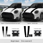 Auto mootorikatte vin&uuml;&uuml;lpagasiruumi kleebised Mini Cooperile F56 F60 F55 F54 R56 R60 F65 F66 U25 J01 Countryman Autotarvikud Type A&For Mini F54