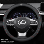 38cm Nahast Autojuhtimiskangi Kate Salongi Tarvikud Lexus FSPORT GS GX IS LS LX CT LC RC LBX NX RX 350h 450h ES UX black