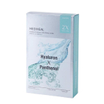 MEDIHEAL Derma Synergy Kooritav niisutav n&auml;omask H&uuml;aluroonhappe ja pantenooliga 10 tk komplekt Niisutavad lehtmaskid