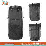 Rattaga SUP-laua ja s&uuml;sta reisi-seljakott - &Uuml;lisuur maht Black Backpack (81*36*28cm)