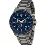 Maserati R8873640001 Sfida Kronograaf Sinise sihverplaadiga Meeste k&auml;ekell 44mm hall
