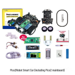 Raspberry Pi Pico2 Nutika Auto Komplekt: MicroPython Programmeerimisrobot ja Andur Algajate Pakett Smart Car Kit (No Pico Board)