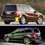 2007 2008 2009 2010 2011 Benz GL klassi X164 GL450 GL350 jaoks Poritiib Poritiiva Porikaitse Kaitsed Pritsmekaitse Porikaitse Autotarvikud 4 tk GL 06-11
