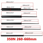 260-660mm 350N 8mm Auto gaasiamordid Gaasivedru kapoti tugivarras Amortt&otilde;stuk haagissuvilale Voodi Aken Buss Karavanidele 260mm