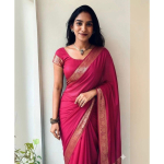 Uus kollektsioon Elegantne Vichitra siidsaree