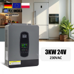 EL USA Laos 11KW 6.2KW 3KW DC24V AC220V H&uuml;briidne P&auml;ikeseinverter 220v kuni 240v Pingemuundur P&auml;ikeseenergia S&uuml;steemile Hybrid Solar System 3 kW String Inverter