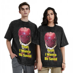 Meemipesu T-s&auml;rk Vintage Streetwear Mehed Naised L&otilde;tv T-s&auml;rk T-s&auml;rgid Puuvill S