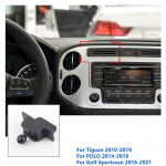 Autotelefoni hoidikud Spetsiaalselt Volkswagen Tiguanile GPS-i toetav kinnitusklamber Alus 17mm Tarvikud 2010-2022 2010-2019