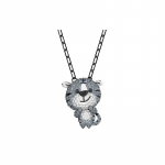 Swarovski T&auml;hem&auml;rk Tiiger Lahe Tiiger Kaelakee Meestele ja Naistele Sama Stiil Paaristiil 5623750 must