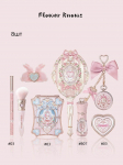 Flower Knows Bunny Garden Komplekt Sisaldab Lauv&auml;rvi, P&otilde;sepuna, Huulepulka, Peeglit jne. (8-osaline komplekt) 8pcs-pink