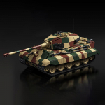 S&otilde;jaline King Tiger 2 Raske Tank Ehitusklotsid MOC Armee Soomusmasin DIY Montaažiklotsid Hariduslik M&auml;nguasi T&auml;iskasvanu Kingitus 1780 tk