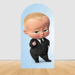 Baby Boss Teemaline Kaar Taustaks Beebi Poisi S&uuml;nnip&auml;evapeo Kaunistus Fotograafia Taust T&uuml;drukute Portree Fotograafiline Laste Fotostuudio 3.9x7.2ft(120x220cm)