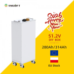 EL-i laos 15kWh DIY Akukasti komplekt JK Pace JiaBaiDa BMS-ile 48V 280Ah 314Ah Lifepo4 Liitiumioon IP54 Metall