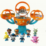 2025 Octonauts Octopod Lossi Seiklus M&auml;ngukomplekt 8 tegevuskujuga (musslid, Peso, Kwazii More)