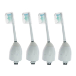 Philips Sonicare Hambahari Otsikud Asendus 4 tk &Uuml;hilduvad HX5100 HX5251 HX5451 HX7001 HX7351 HX9552 HX9553 Seeriatega S&uuml;gavpuhastus v&auml;hem