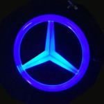 9,5 cm Auto Tagumine Pagasiruumim&auml;rk ABS LED-m&auml;rgiga Valgustarvikud Mercedes Benz S350 S300L S A B C E-klassi GLA GLK ML GL GLC GLE jaoks