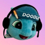 Doodle Ja Arkey Pehme T&auml;idisega Nukk Sinine Perekonnapea Kandke K&otilde;rvaklappe Pehme M&auml;nguasi Kingitus Kogumiseks F&auml;nnidele Kingitus