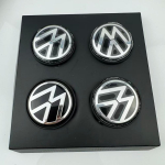 2026 Uued ujuvad rattakorgid Ratta keskkatted 4 tk 56mm 65mm Volkswageni VW Golf 5 6 7 Passat B6 B7 B8 Tiguan Polo Jetta GTI 3B7601171 IF9 jaoks (as the picture,4pcs 56mm 1J0601171) gray