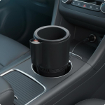 12V jahutav topsihoidja kahekordne kasutamine soojendusega kaasaskantav auto joogihoidja Mechanical Button black
