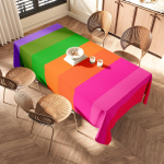 Veekindel laudlina Ristk&uuml;likukujuline Pestav lauakate S&ouml;&ouml;gituppa Pidu P&uuml;had Moodne disain Vastupidav Plekkidekindel Esmaklassiline 60*90inch(152cm*228cm）