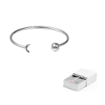 Pandora 925 Sterling H&otilde;bedast K&auml;ev&otilde;rud Naiste H&otilde;bedane 599120C01 16-Brand Original Box white