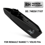 7482617107 RH Istme seljatoe reguleerimisk&auml;epide Renault Range T C K jaoks Volvo FH4 FM4 Veoauto Istme vabastushoob Kaass&otilde;itja pool 7482617107 black