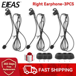 6/3/1 TK EJEAS V6C/V4C/FBIM Jalgpalli kohtuniku k&auml;ed-vabad peakomplekt 3,5 mm liides k&otilde;rvasisene vasak/parem k&otilde;rvaklapp intercomi lisatarvik 3pcs Right Earphone
