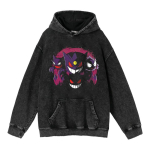 Gastly Lemmikloom Raskekaaluline Retro Pesitud Puuvillane Anime Huppar (440 g) Medium black