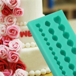 Silikoonist vormipael Uus DIY armsad p&auml;rlik&ouml;&ouml;rid helmed silikoonvormi kooki kaunistamine fondant k&uuml;psetamine random mitmev&auml;rviline