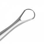 Keelekaabits Korduvkasutatav kaasaskantav roostevabast terasest suu keelepuhastushari h&otilde;be