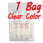 Bimoo 1 kott = 4 tk 12 cm pehmed kalmaari landid jigging m&auml;ng kalap&uuml;&uuml;k merevees kalap&uuml;&uuml;gi s&ouml;&ouml;t Octopus helendav l&auml;bipaistev roosa meisterdamise platvormidele