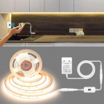 K&auml;sip&uuml;hkimisandur COB LED-ribavalgustid 12V painduv dioodiga lintlamp teleri taustavalgustusega k&ouml;&ouml;gikapi jaoks 1M valge