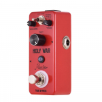 Rowin HOLY WAR Analog Heavy Metal Distortion Guitar Effect Pedal 3 T&ouml;&ouml;korras punane