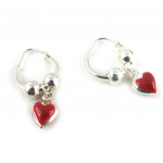 Les Tr&eacute;sors De Lily [K9653] &ndash; punased h&otilde;bedased k&otilde;rvar&otilde;ngad s&uuml;damega punane