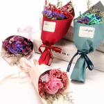 1 tk Babysbreath kuivatatud lilled roosiseebi lill Kunstlillede minikimp pulmalillede kaunistus sinine