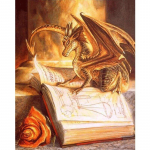 5D DIY Teemantmaali dinosaurus Teemanttikandiga ristpistes Rhinestone Mosaiic 20X30CM